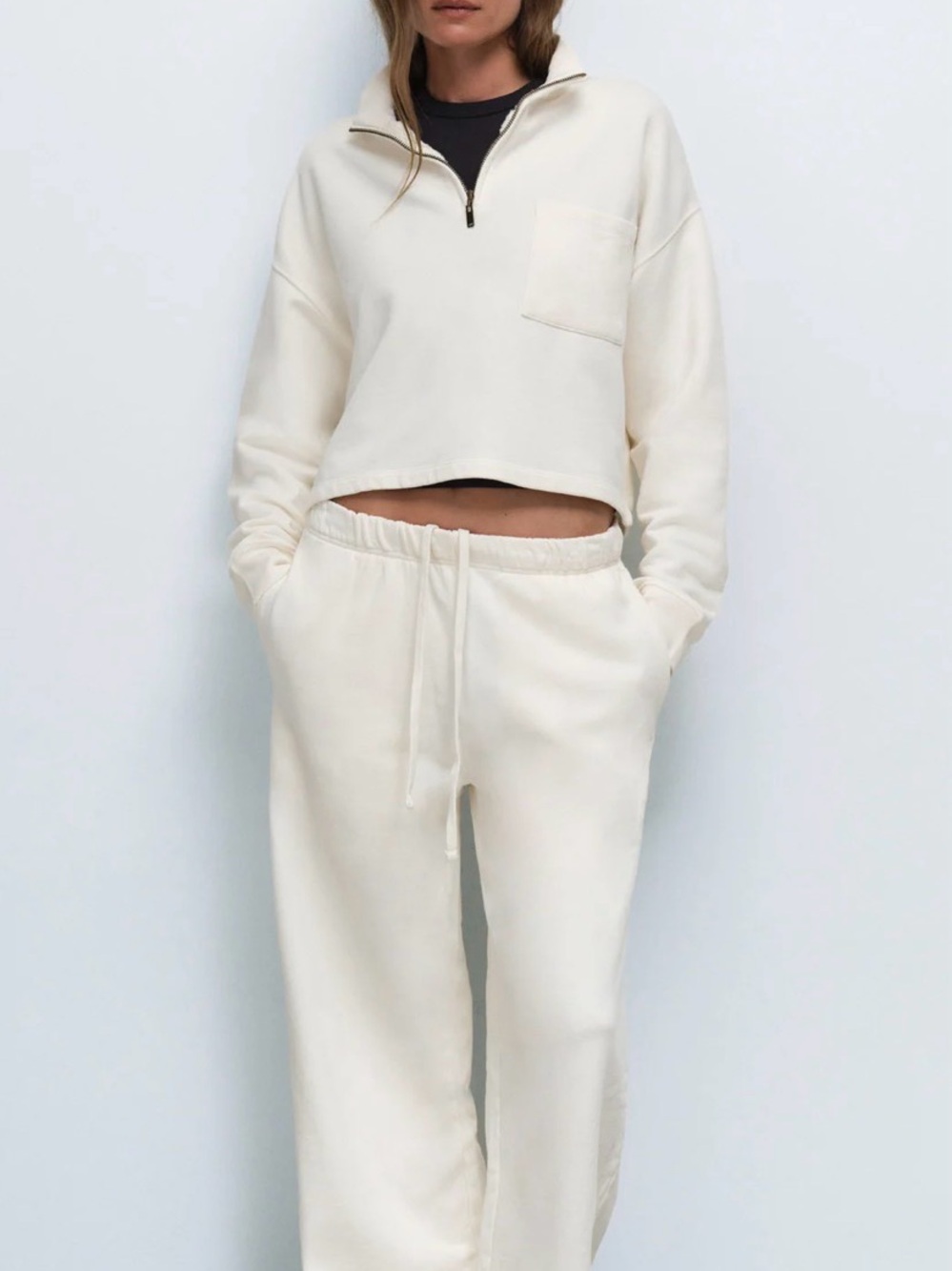 Women's Mate the Label Organic Fleece Straight Leg Sweatpant